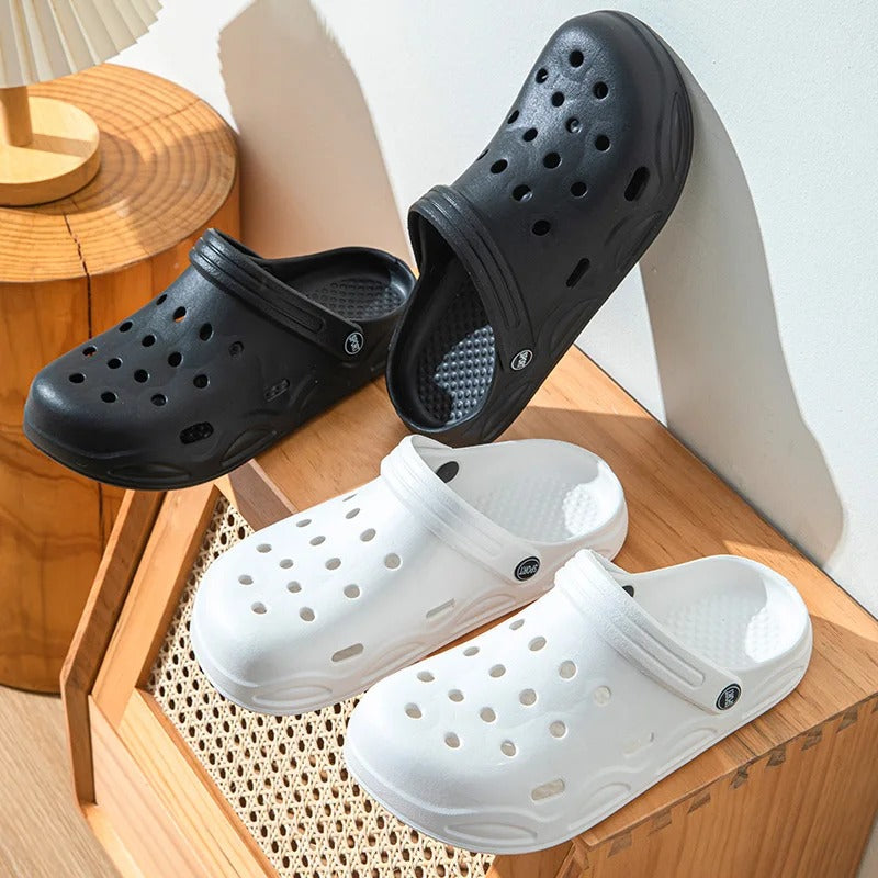 Summer Hollow Out Closed Toe Non-slip Sandals Soft