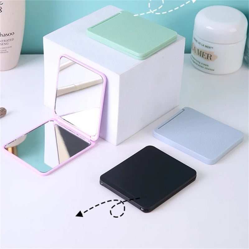 Mirror Foldable Makeup Mirror Portable Double-Sided Mirror