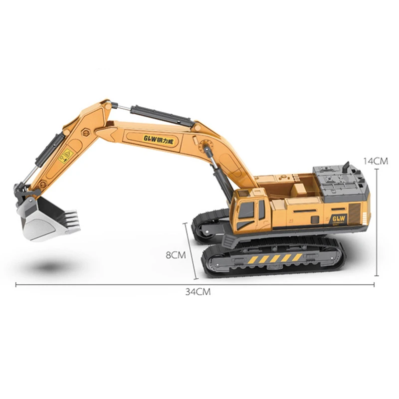 Toys for Boys Alloy Tractor Kids Excavator Bulldozer