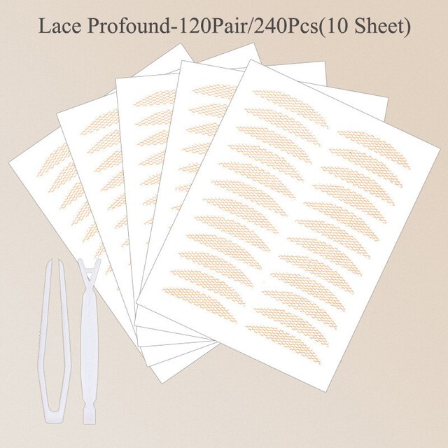 Double Fold Eyelid Tape Sticker Lace