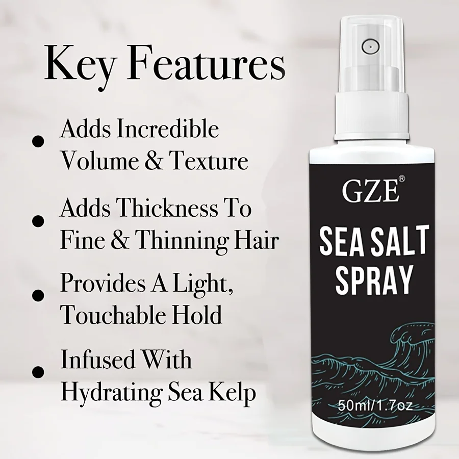 Natural Sea Salt Spray for Hair Men & Women