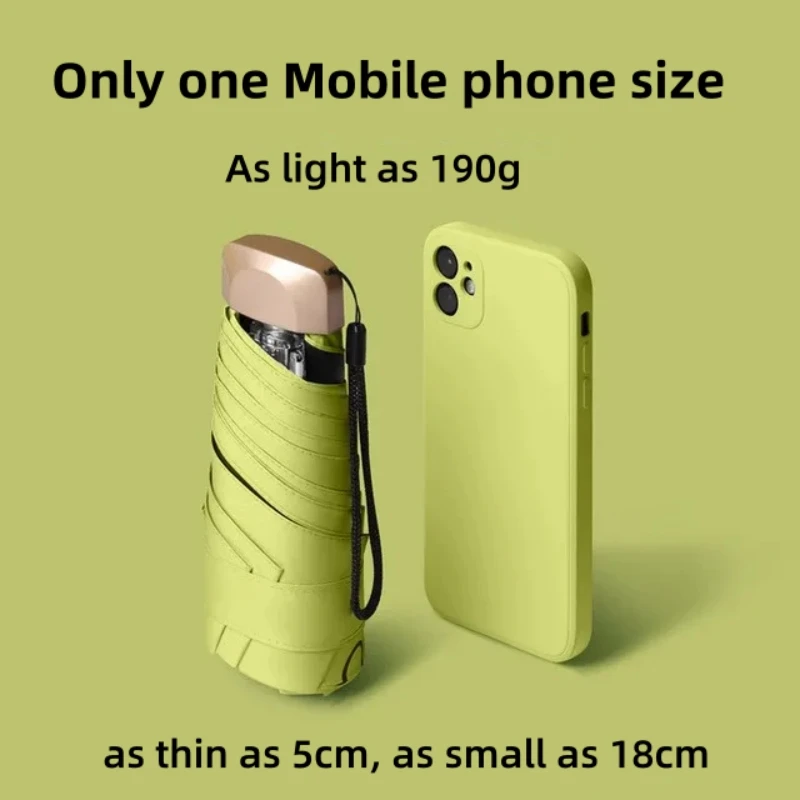 Mini Sun Umbrella Small Pocket