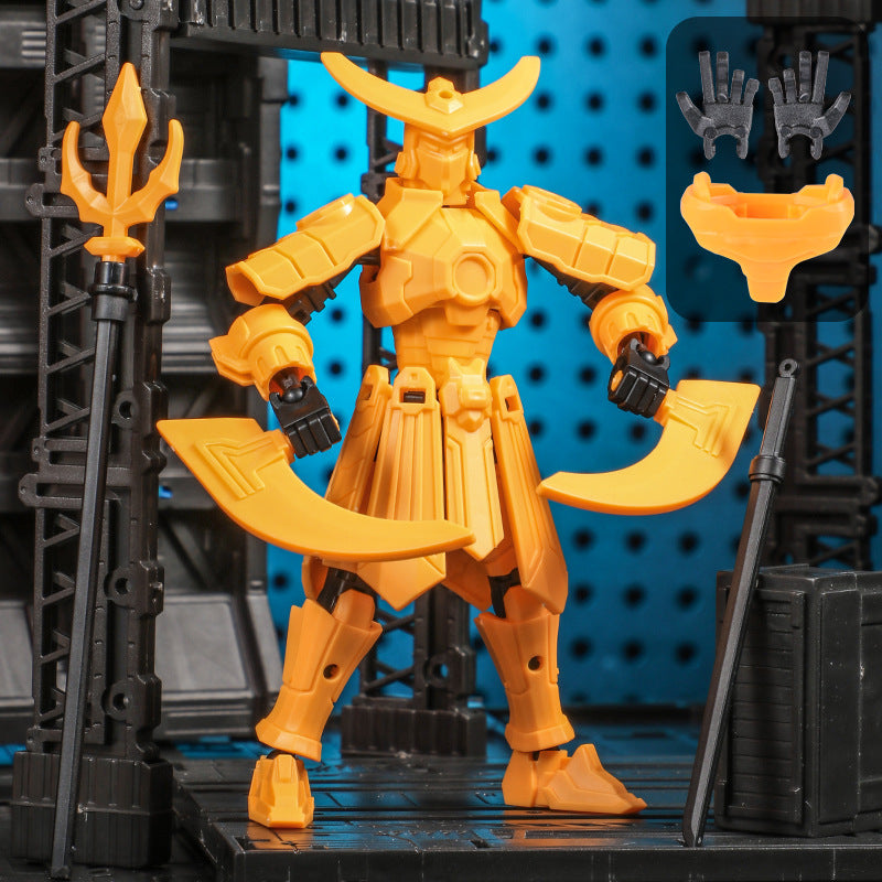 Mozi mecha lucky doll, robot deformation, 3D printed mannequin