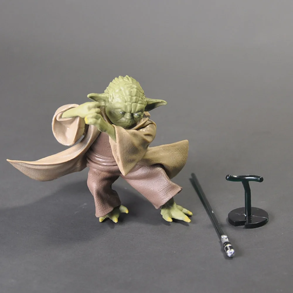 Disney Anime Star Wars Mandalorian Master Yoda with Sword