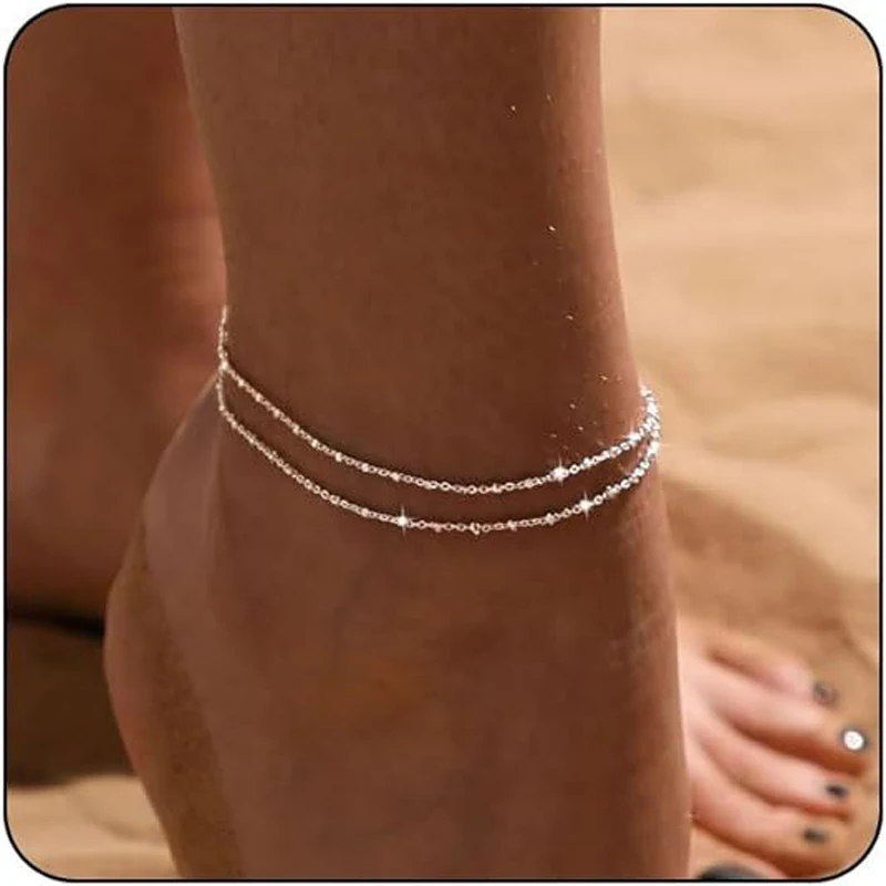 Waterproof Ankle Bracelets for Women