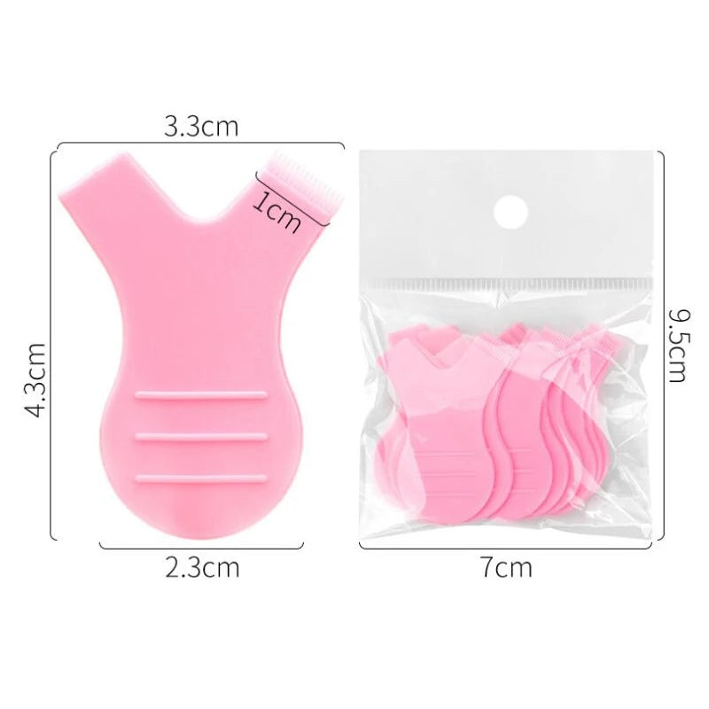 Makeup Eyelash Brushes Reuseable Plastic Clean Comb