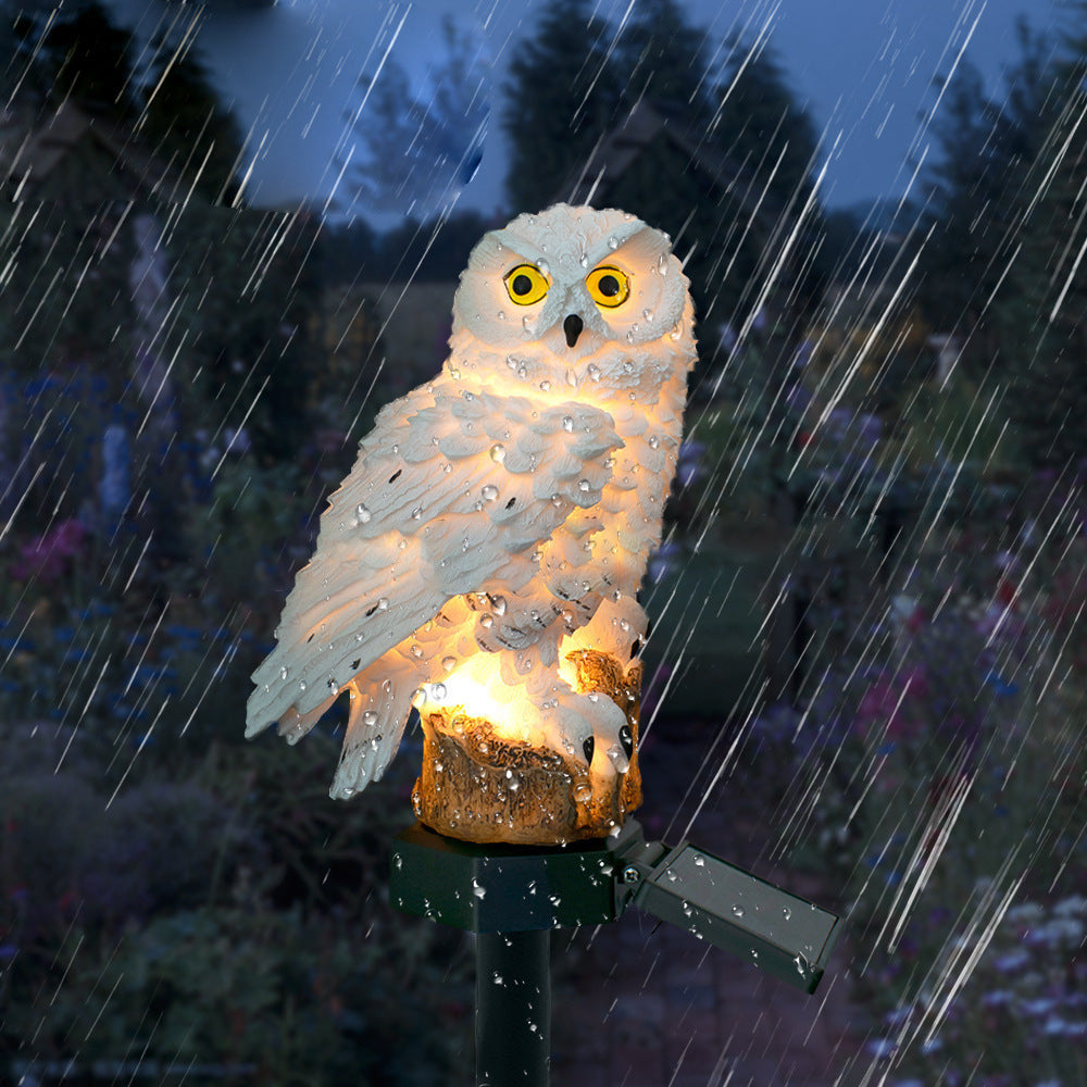 Solar Lamp Owl Animal Solar Garden