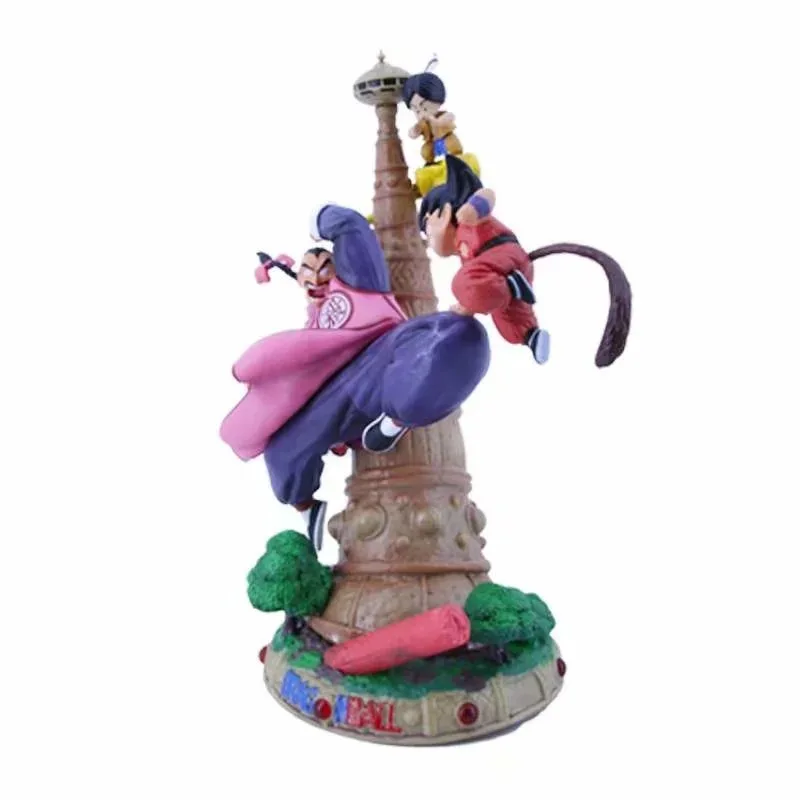 28cm Dragon Ball Goku Childhood Vs Tao Pai Pai Anime Figure