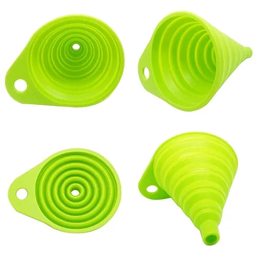 mini Foldable Funnel Silicone Collapsible Portable