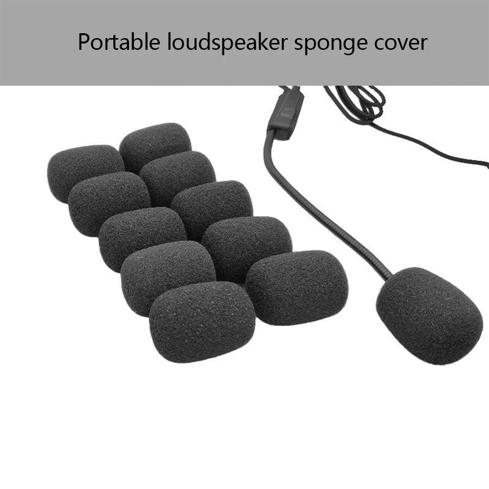 10Pcs Foam Mini Microphone Covers Mic Protector
