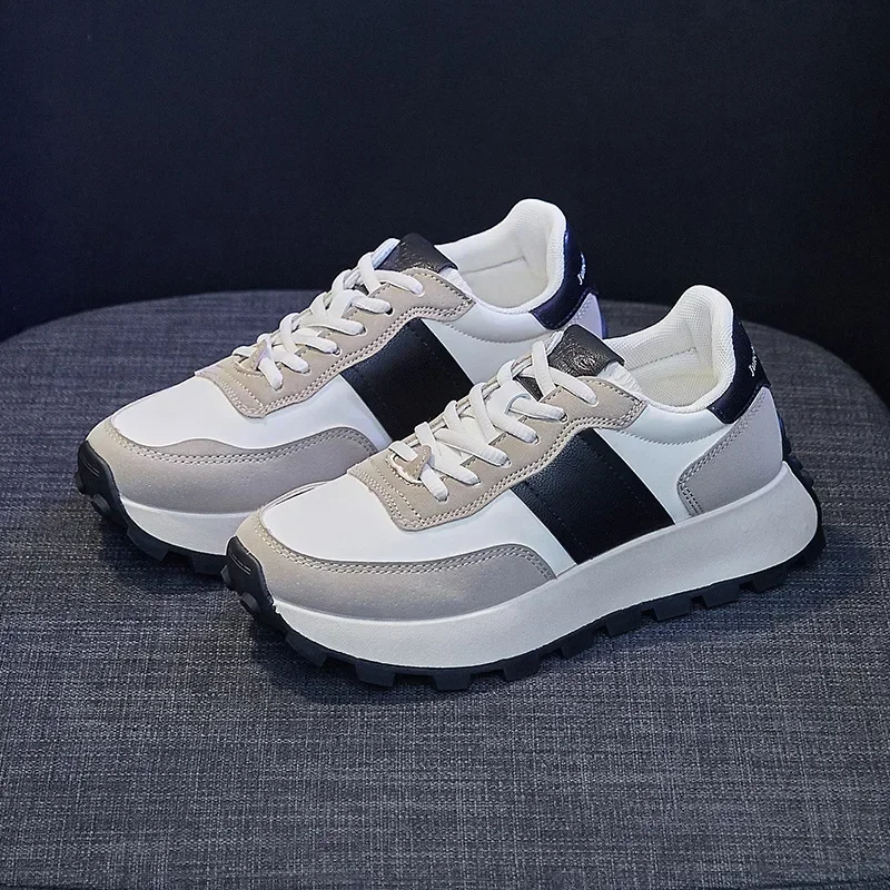 Soft-soled Patchwork Casual Sneakers Ladies