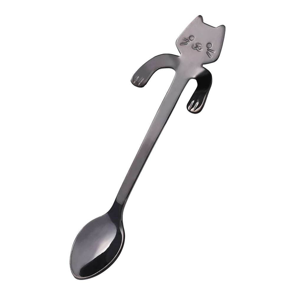 Stainless Steel Coffee Spoon Cat Shape