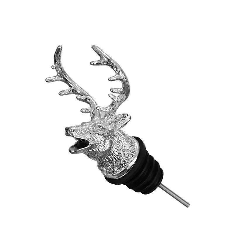 Zinc Alloy Deer Head Wine Pourer