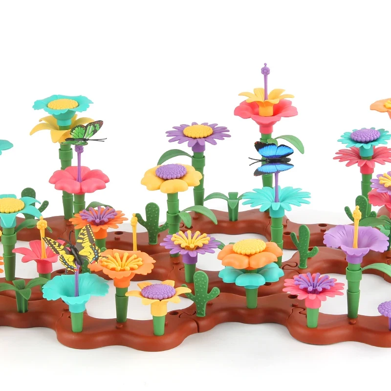 90pcs New Grow Their Imagination with STEM Educational Flower