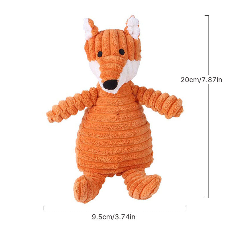 Plush Squeaky Dog Toy Donkey Shape Pet Toys Bite Resistant Squeaky Toys