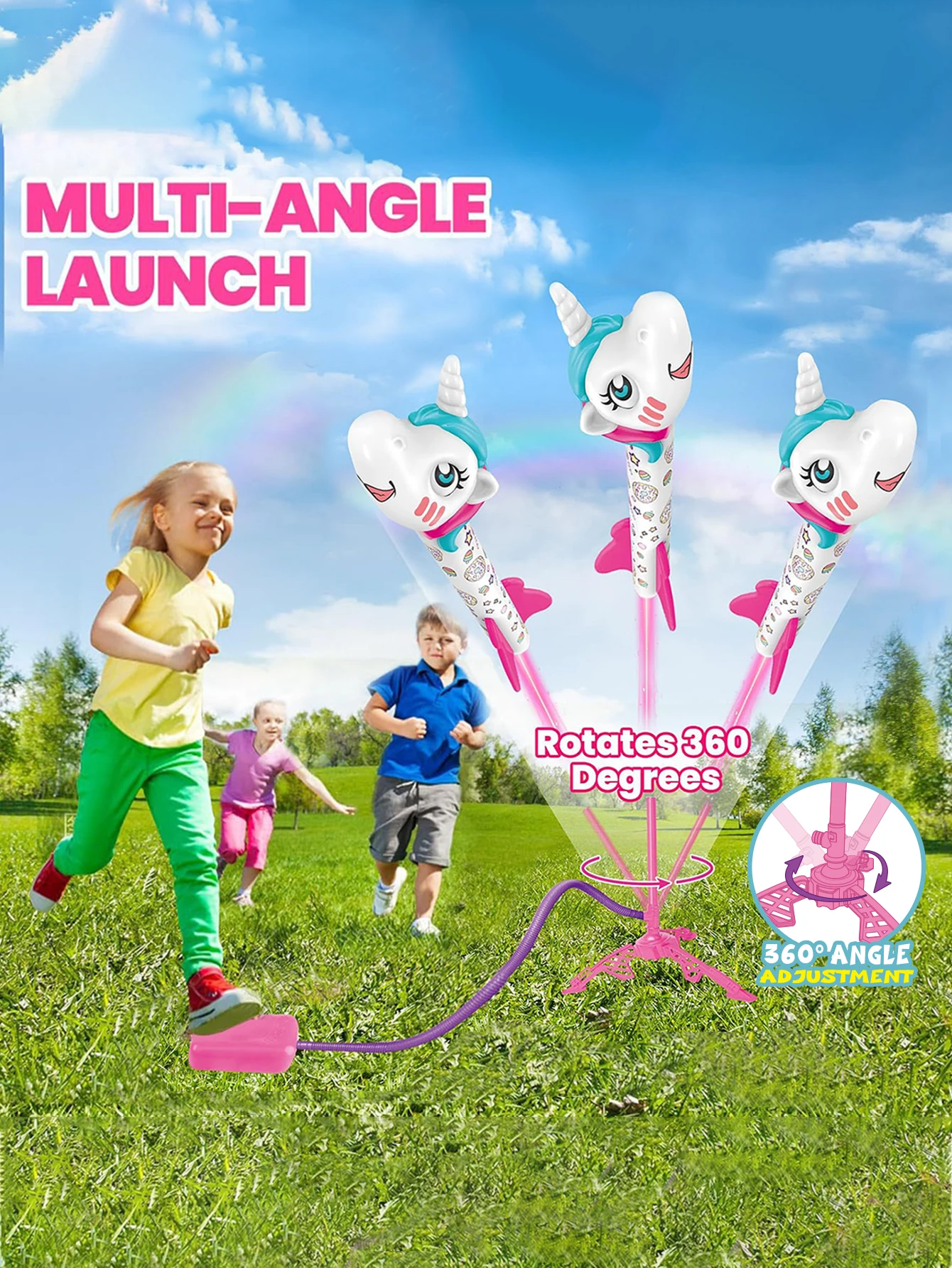 Unicorn Flying Dinosaur Rocket Launcher