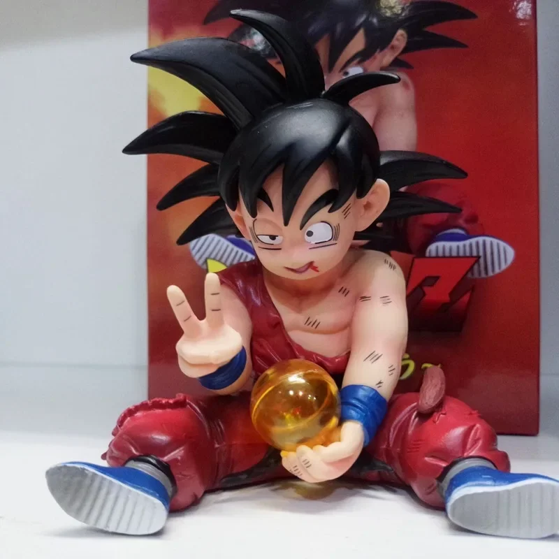10cm Dragon Ball Z Anime Son Goku with the Crystal Ball