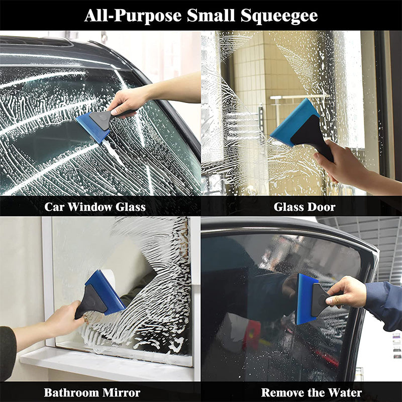 1Pc Clean Scraper Shovel Rubber Window Tint Squeegee Water