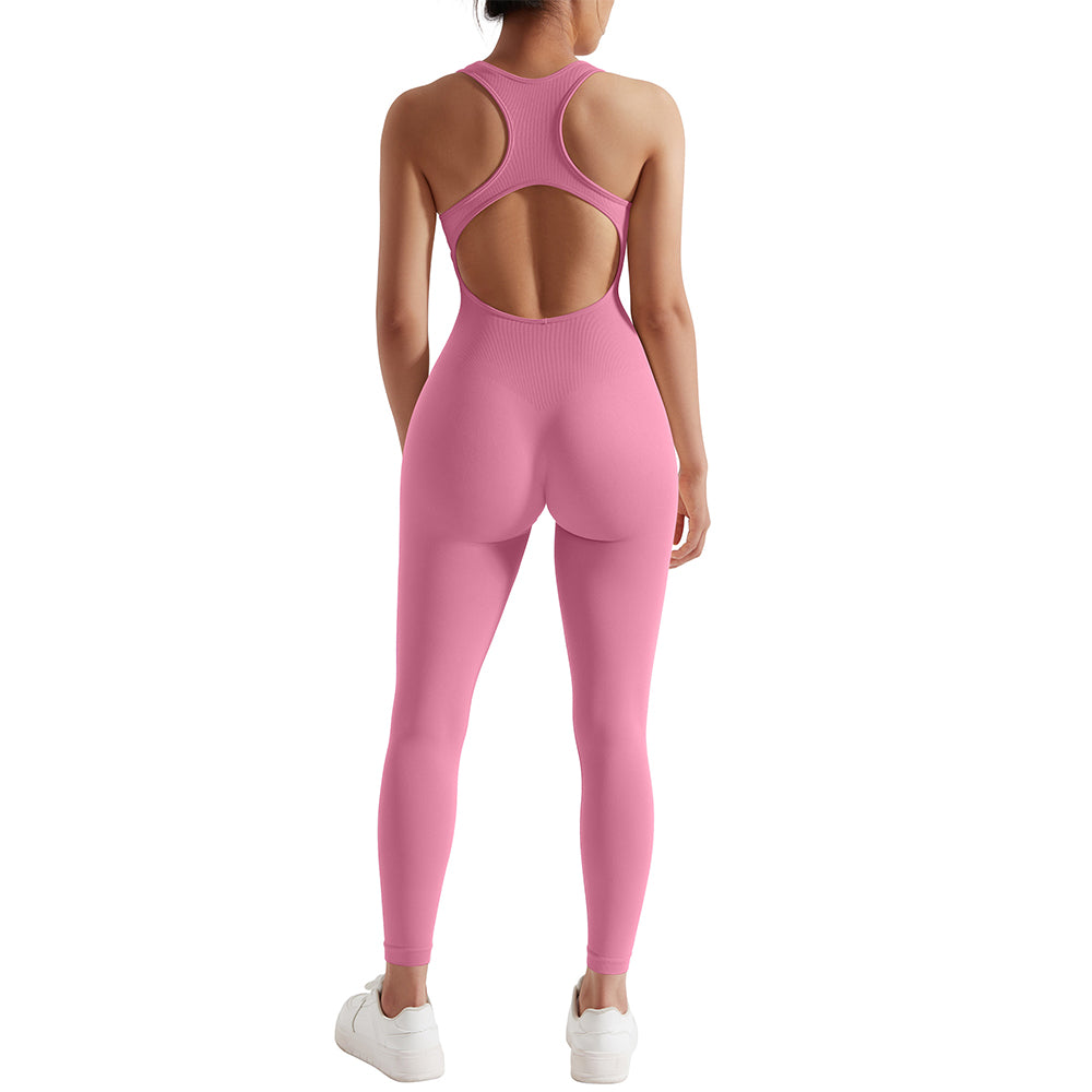 Summer Sleeveless Fitness Jumpsuits Women Sportswears