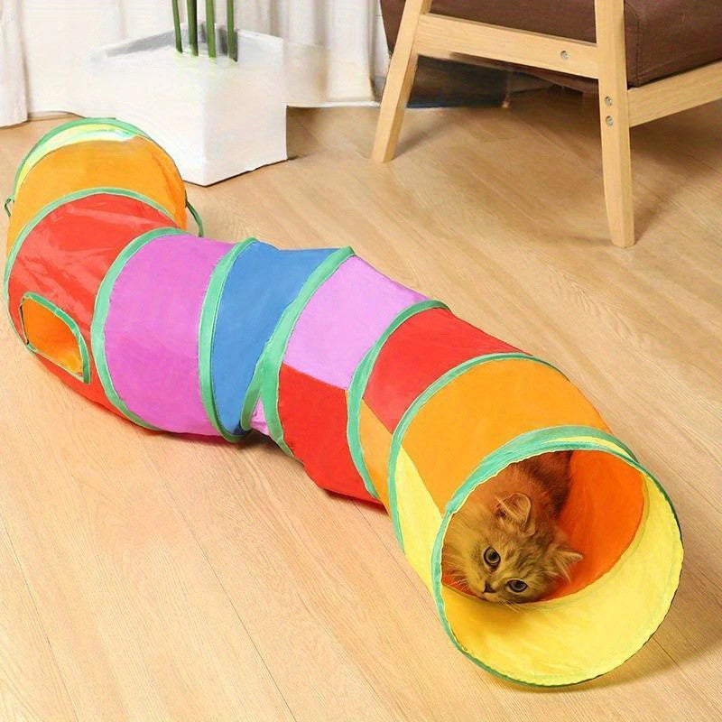 Cat Tunnel Foldable Cat Tunnel Pet Supplies Cat S T Y Pass Play