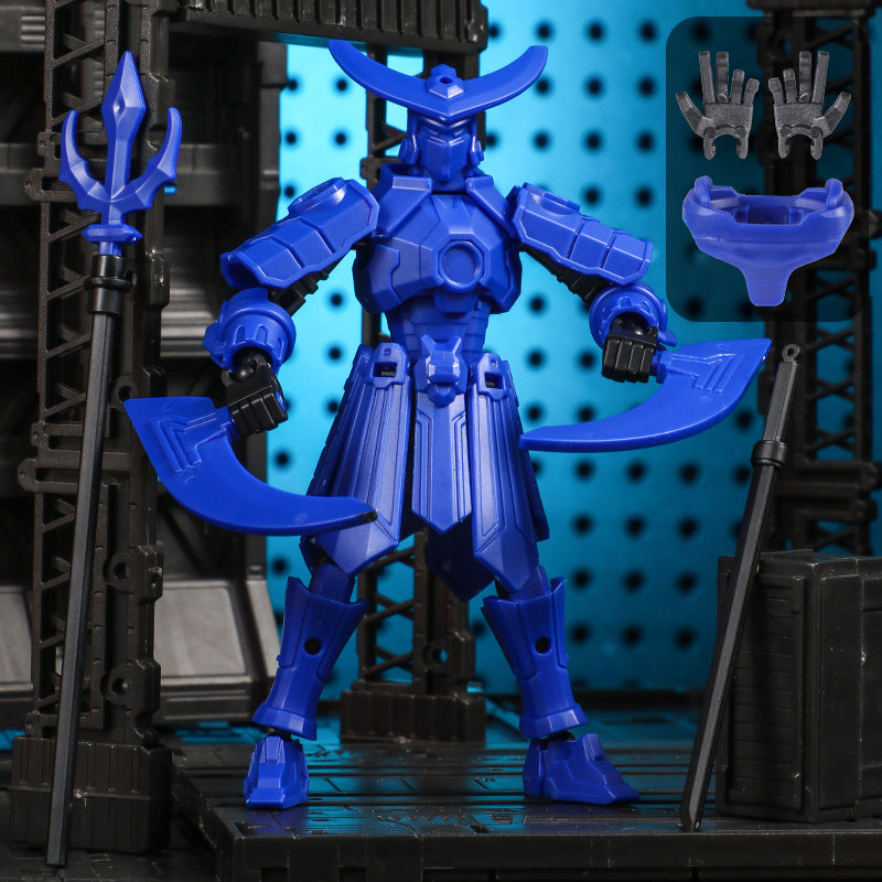 Mozi mecha lucky doll, robot deformation, 3D printed mannequin