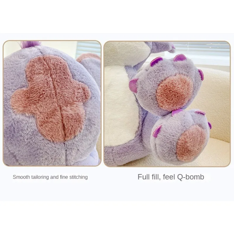 45cm Disney Cartoon Purple Stitch Doll Star Baby Kawaii Plush Toy