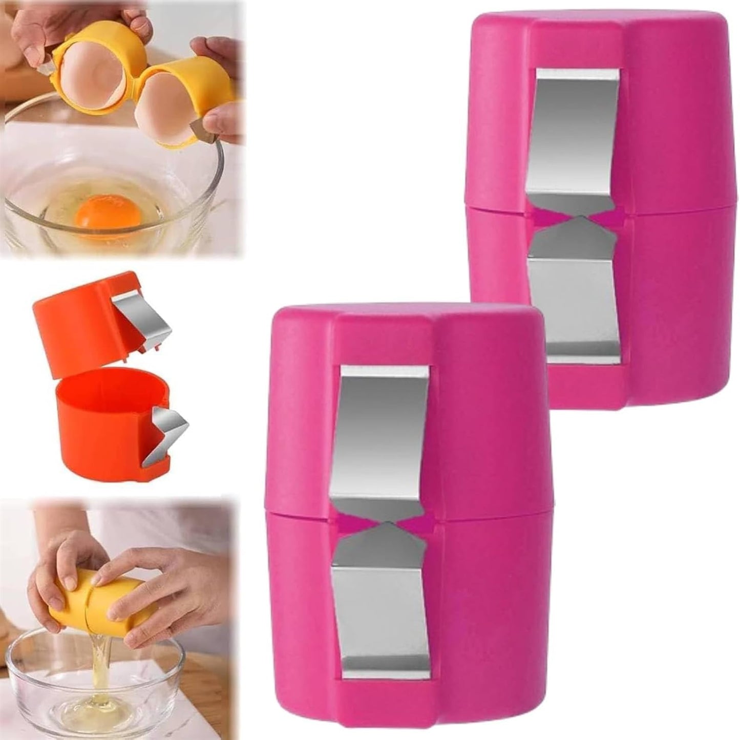 Multifunctional Egg Shell Opener Handheld Egg Cracker