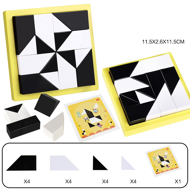 DIY Hide Building Blocks Puzzle Toy