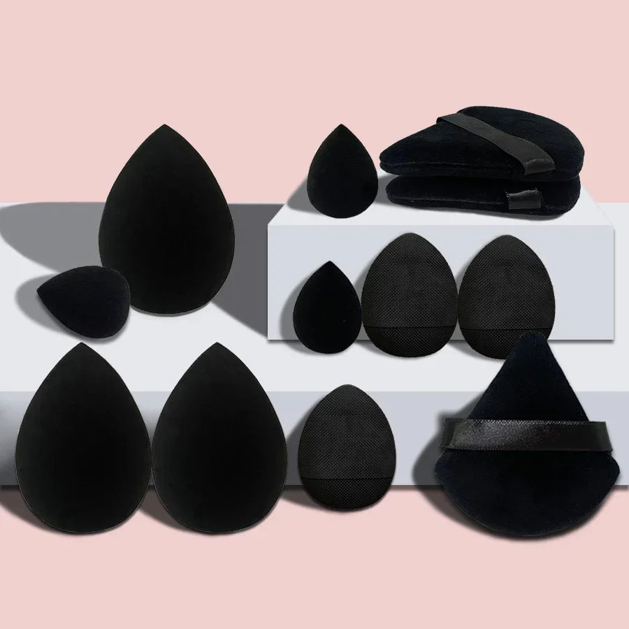 12Pcs Multicolor Makeup Sponge Blender Beauty Egg Cosmetic Puff