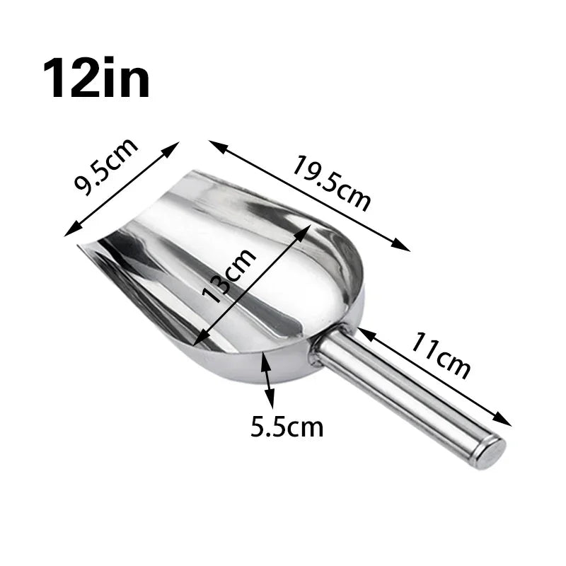 Stainless-Steel Ice Cube Scoop Bar Buffet Party