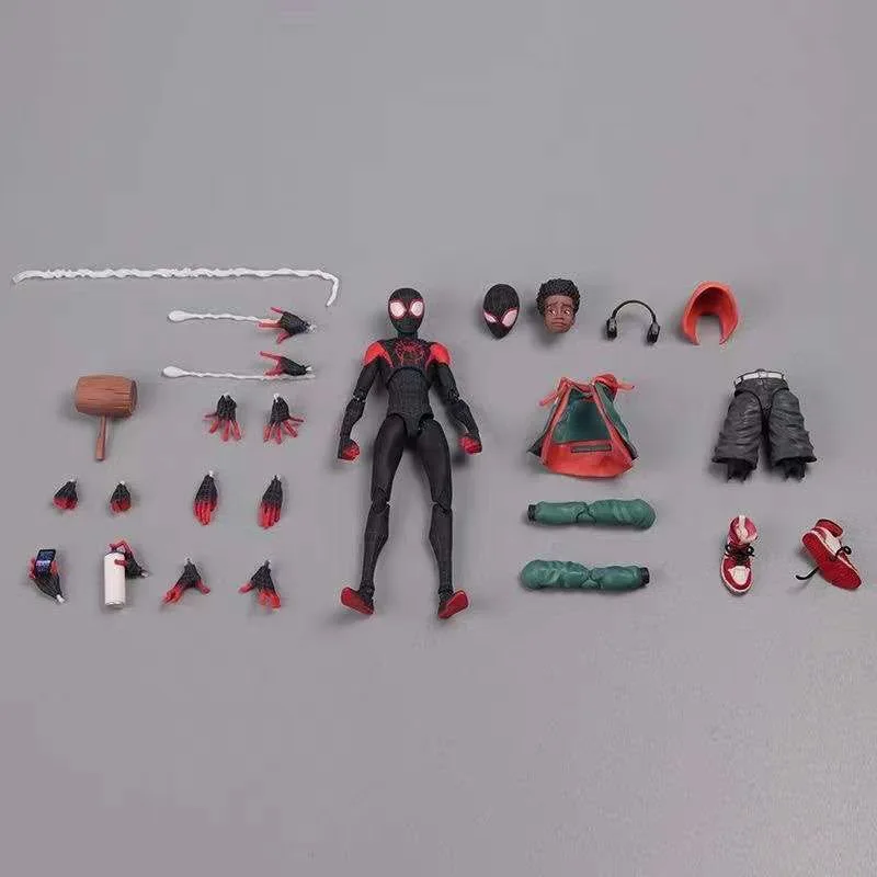 Miles Morales Spider Man Action figures 15cm Multi-Accessories
