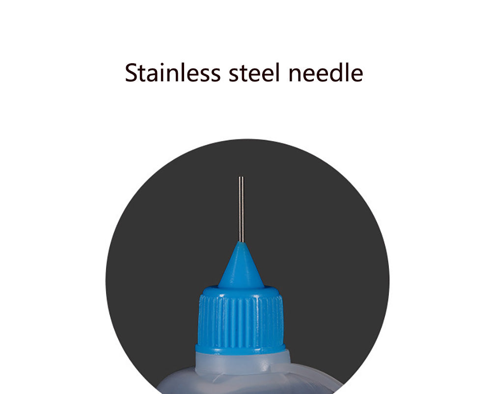 100ml 50ml PE Plastic Squeezable Tip Applicator Bottle