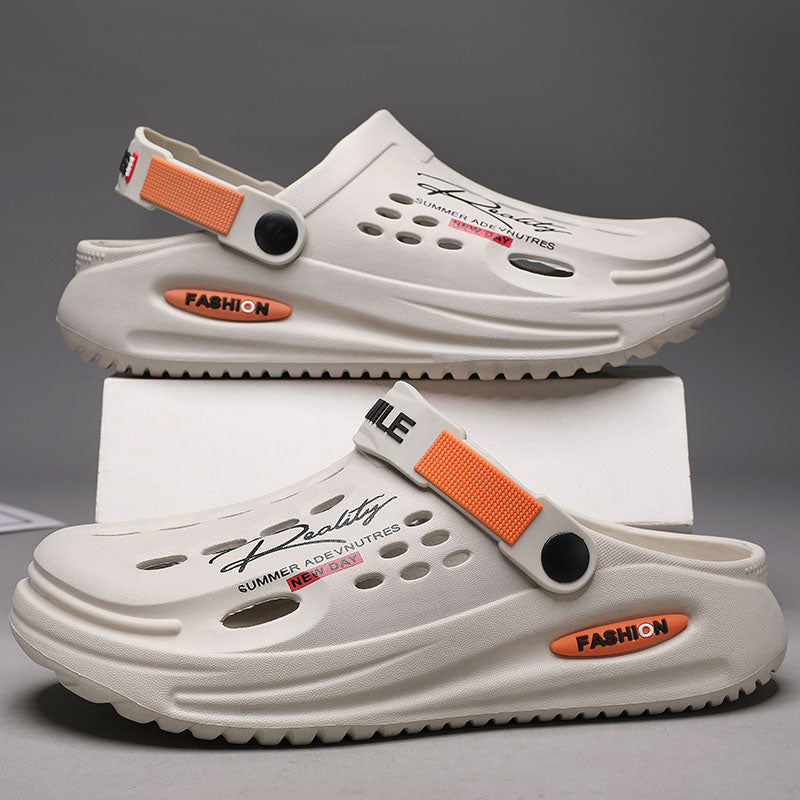 Classic Summer Clogs Men Slippers Breathable Garden Shoes