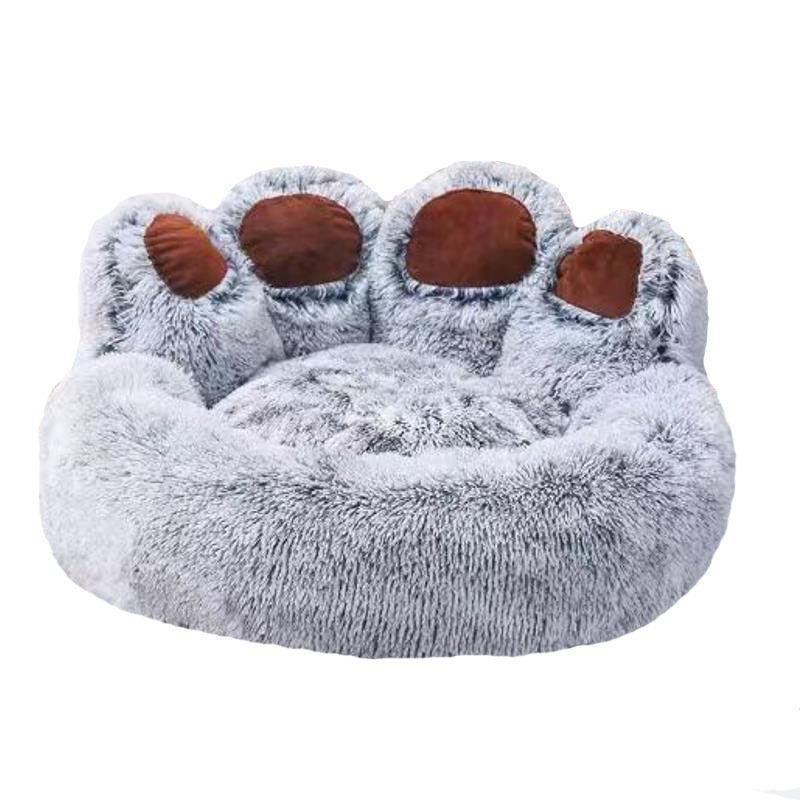 Fluffy Dog Bed Plush Kennel Accessories Pet Products Large Dogs Beds