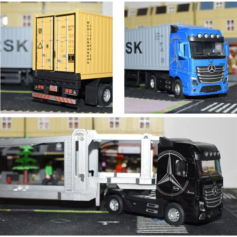 1:50 Diecast Alloy Truck Head Model Toy Container