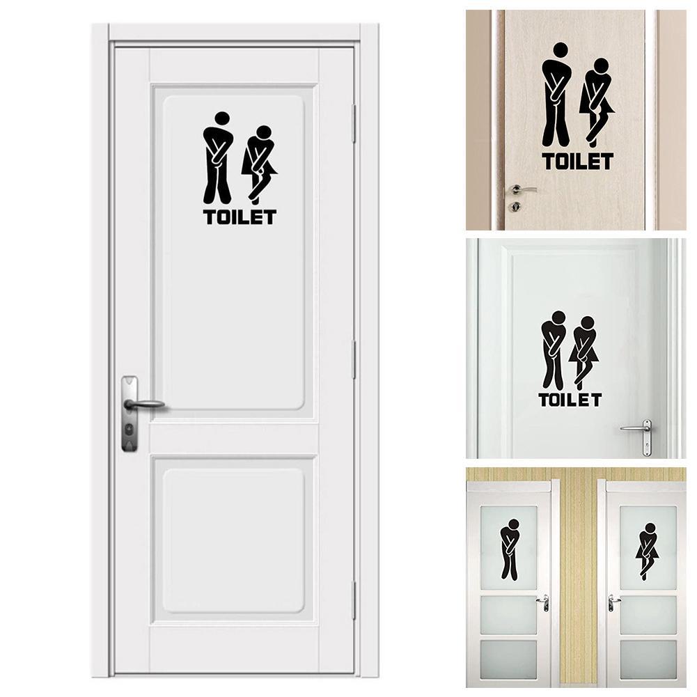 Creative Funny Toilet Wall/Door Stickers