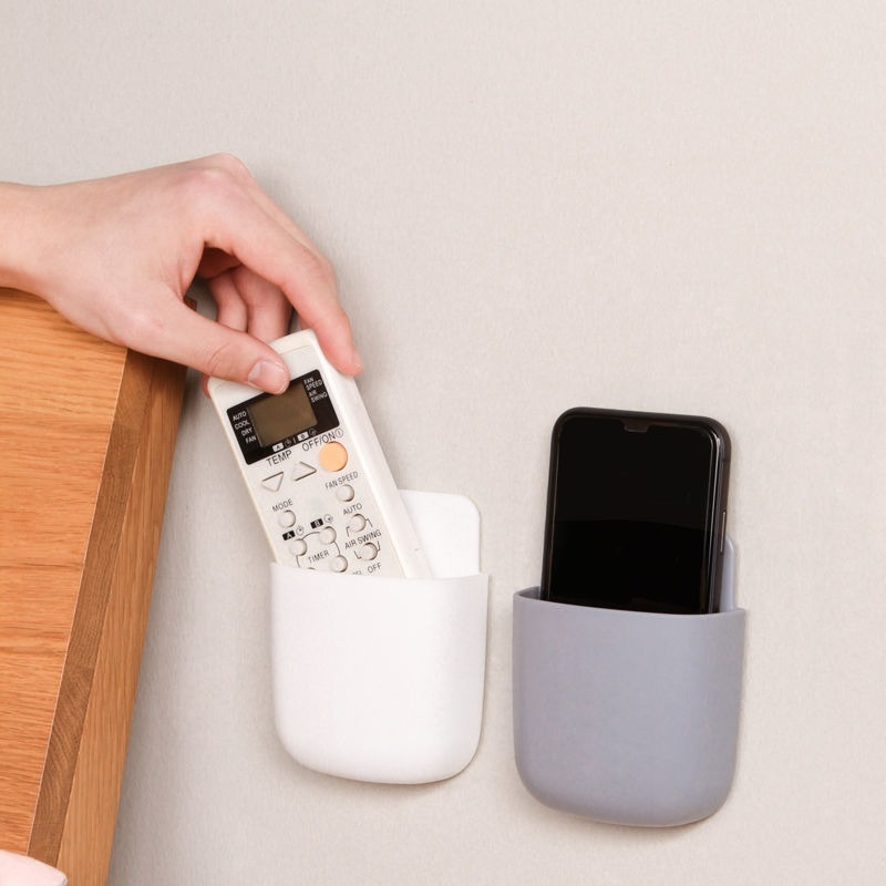 Wall Mounted Storage Box Mobile Phone Plug Holder