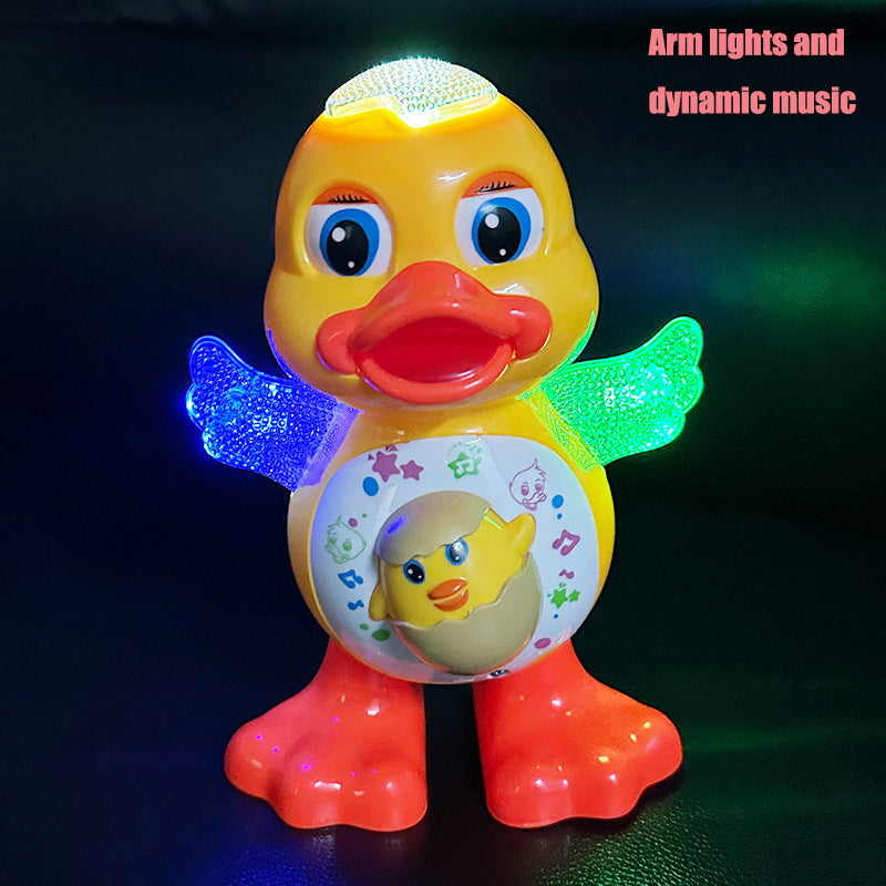Electric Dancing Duck Funny Blink Eyes Flashing Light Shake
