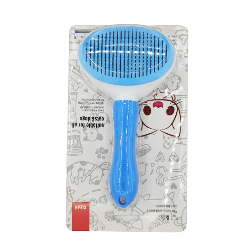 Self-cleaning Pet Hair Remove Comb Cat Slicker Brush Pet Hair Removal Comb