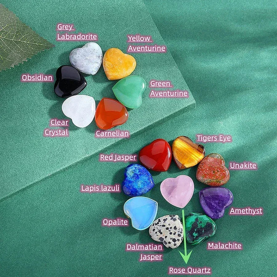 10/20PCS Heart Shape LOVE 20MM