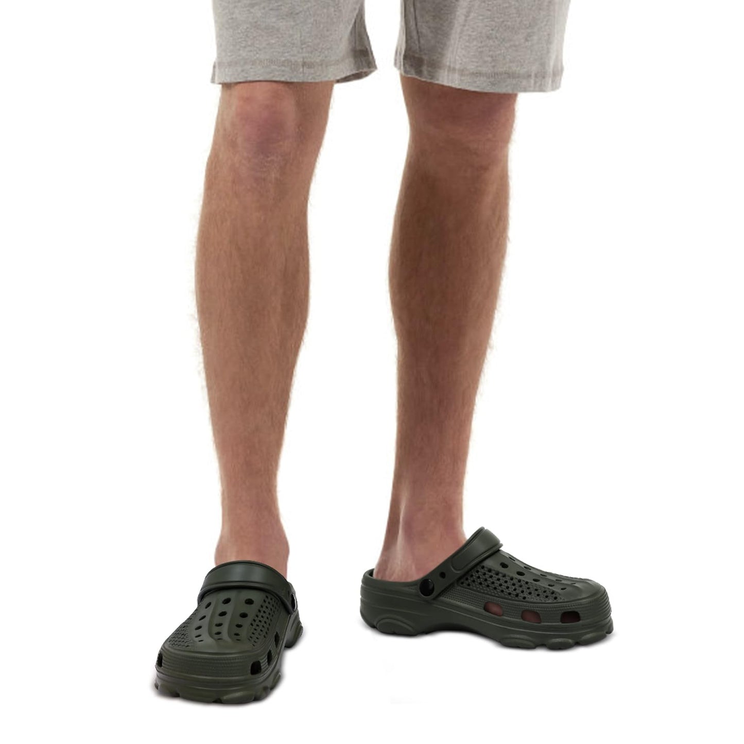 Men Clogs Slippers Breathable Garden Sandals Non-Slip Comfort Beach Shoes