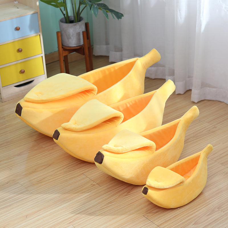Banana Shaped Pet Bedding Comfortable Cat Nest