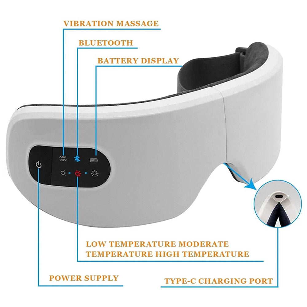 Smart Eye Massager 4 Modes Vibration Eye Care