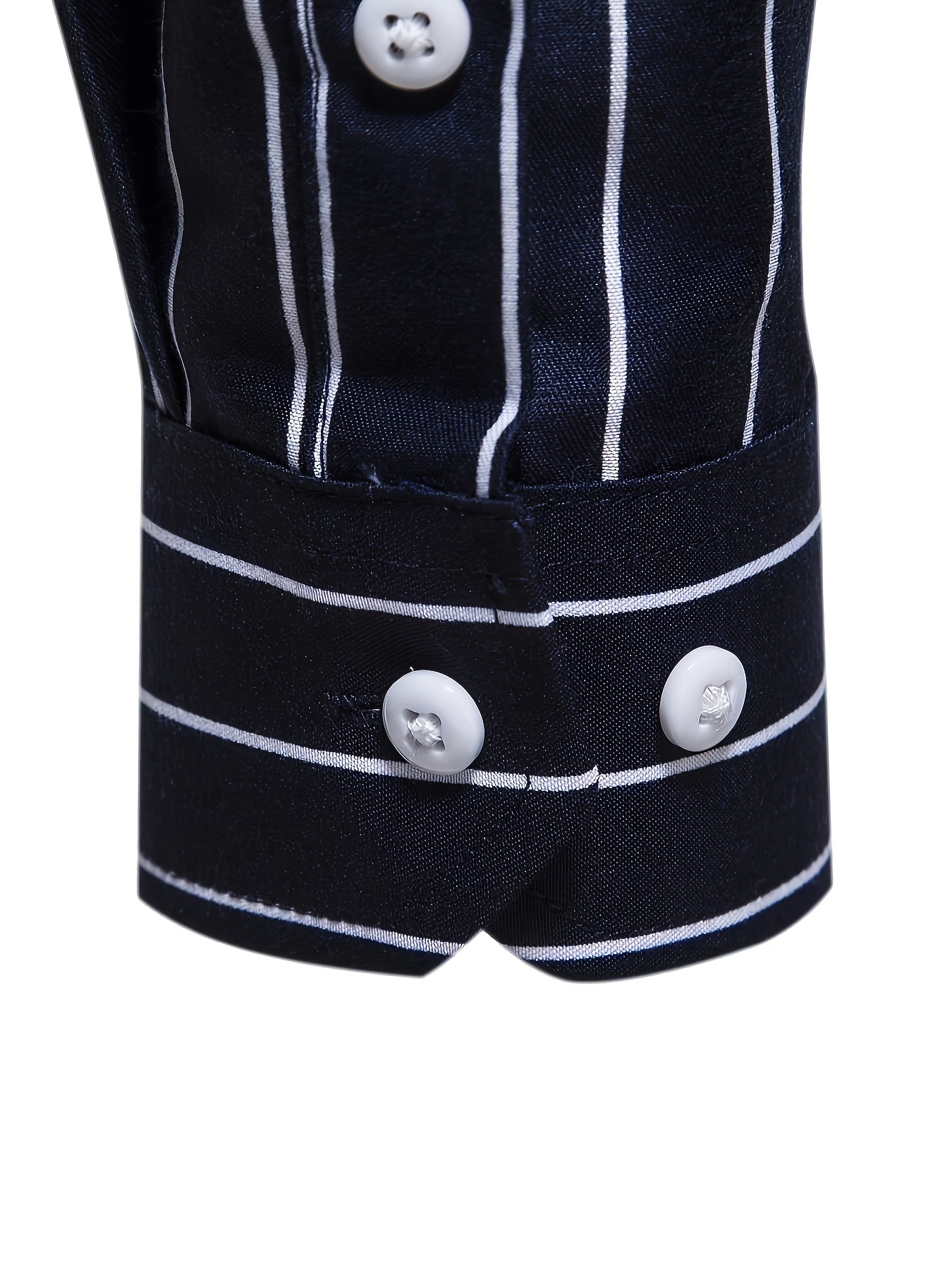 Men's Casual Shirt Fashion StrIped Long Sleeve Male Business Dress Shirt