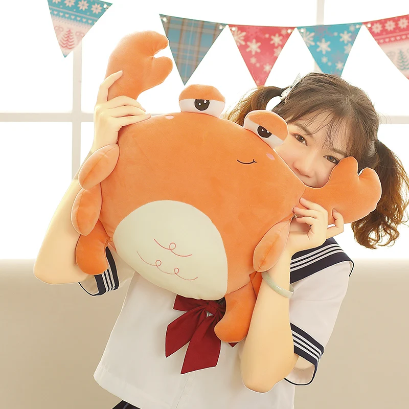 Kawaii Whale Goose Crab Lion Plush Toys Stuffed Animals Doll