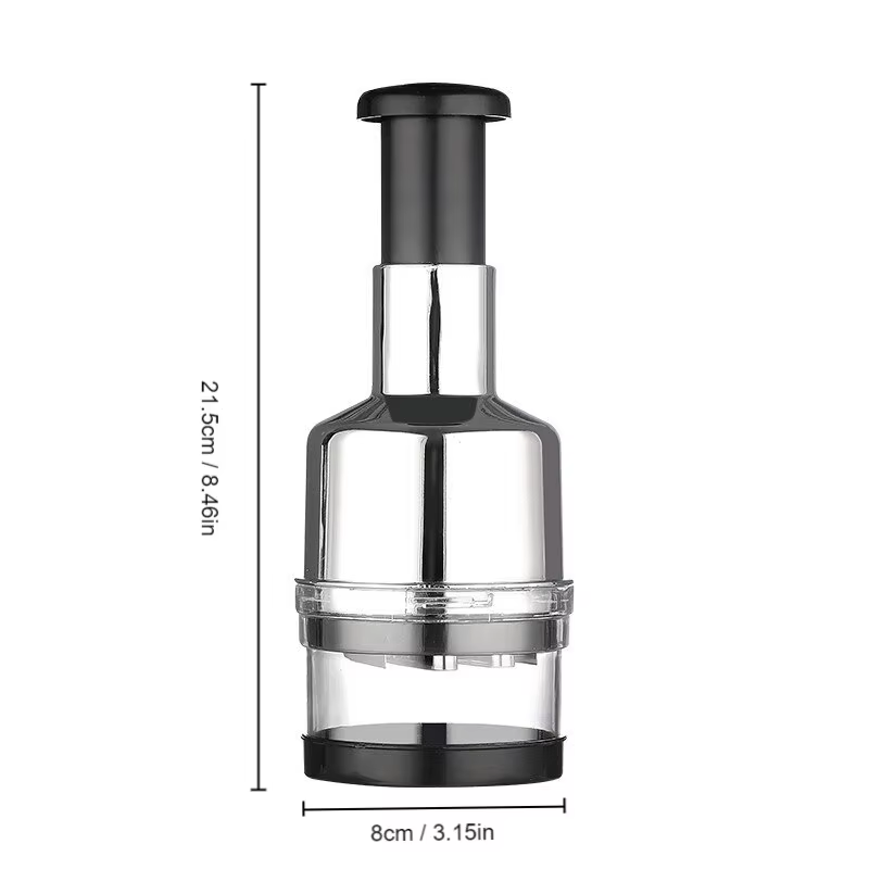 Manual Food Chopper Stainless Steel Manual Onion Chopper
