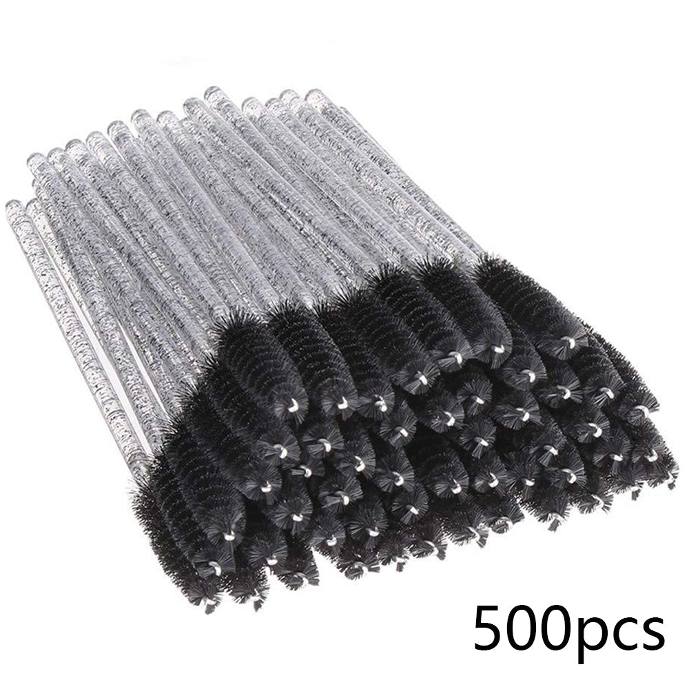 500/1000PCS Eyelashes Brushes Set Wholesaler Disposable Lash Mascara Brush