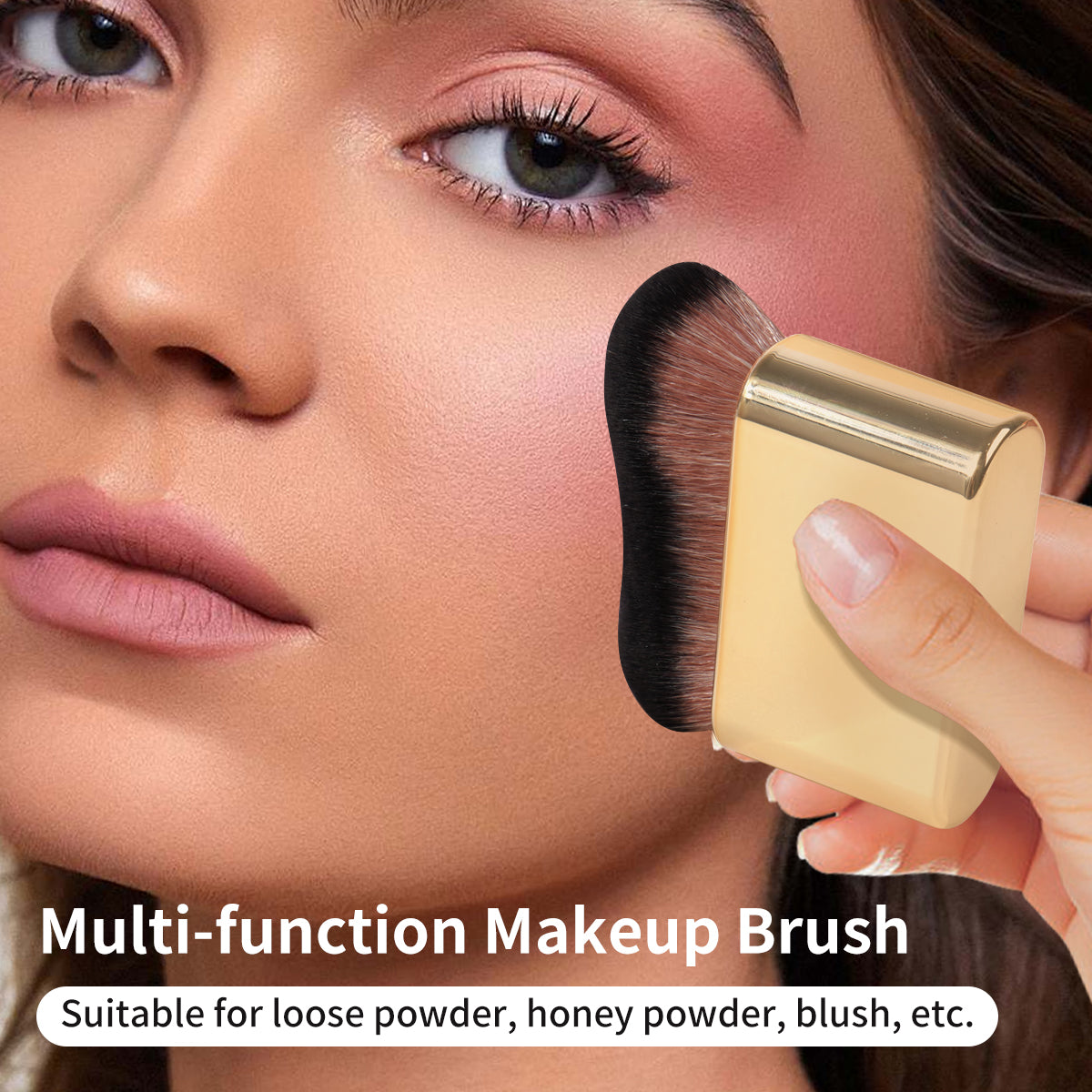 Makeup Brushes for Contouring Tanning Liquid Foundation Cream Blush Soft