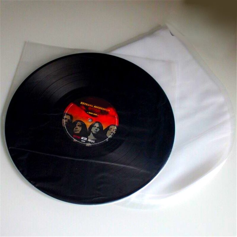 50Pcs 12" Clear Vinyl Record Protector LP Record Plastic Bags
