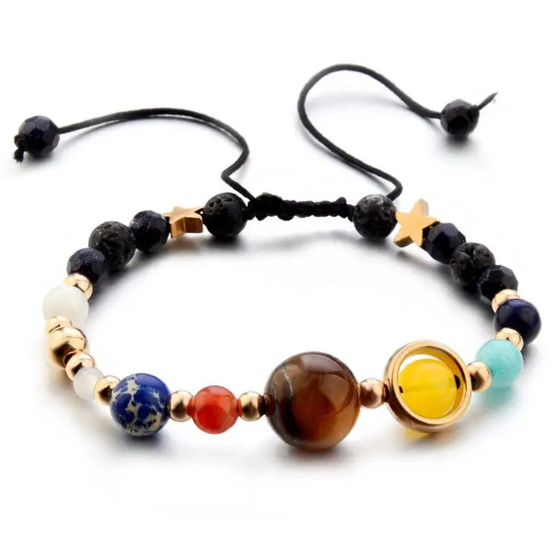 Cosmic Galaxy Solar System Bracelet for Women Men
